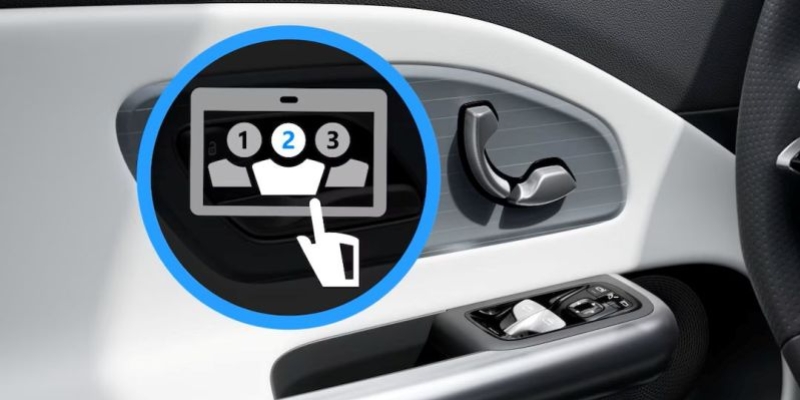 Sedile guidatore regolabile elettricamente