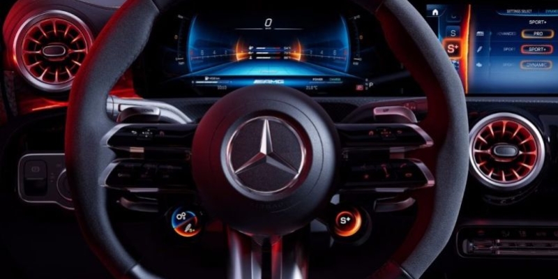 Volante Performance AMG in pelle nappa / microfibra MICROCUT