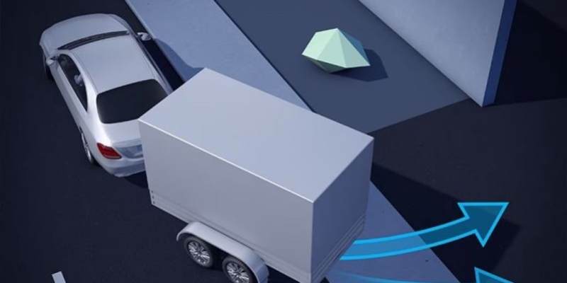 Sistema di assistenza per manovra con rimorchio