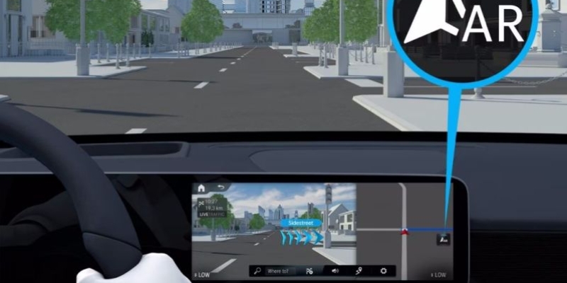 Realtà Aumentata MBUX per la navigazione