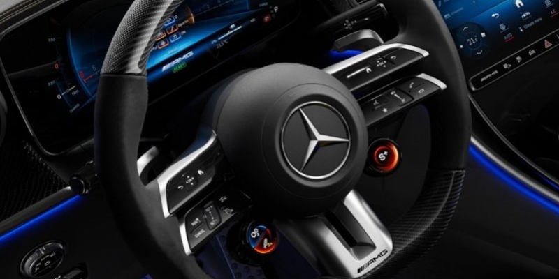 Volante Performance AMG in carbon design/microfibra MICROCUT