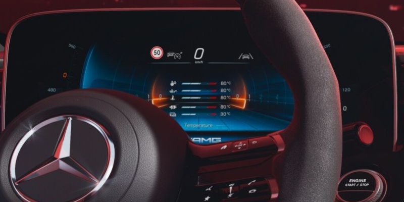 Quadro strumenti con stili di visualizzazione specifici AMG