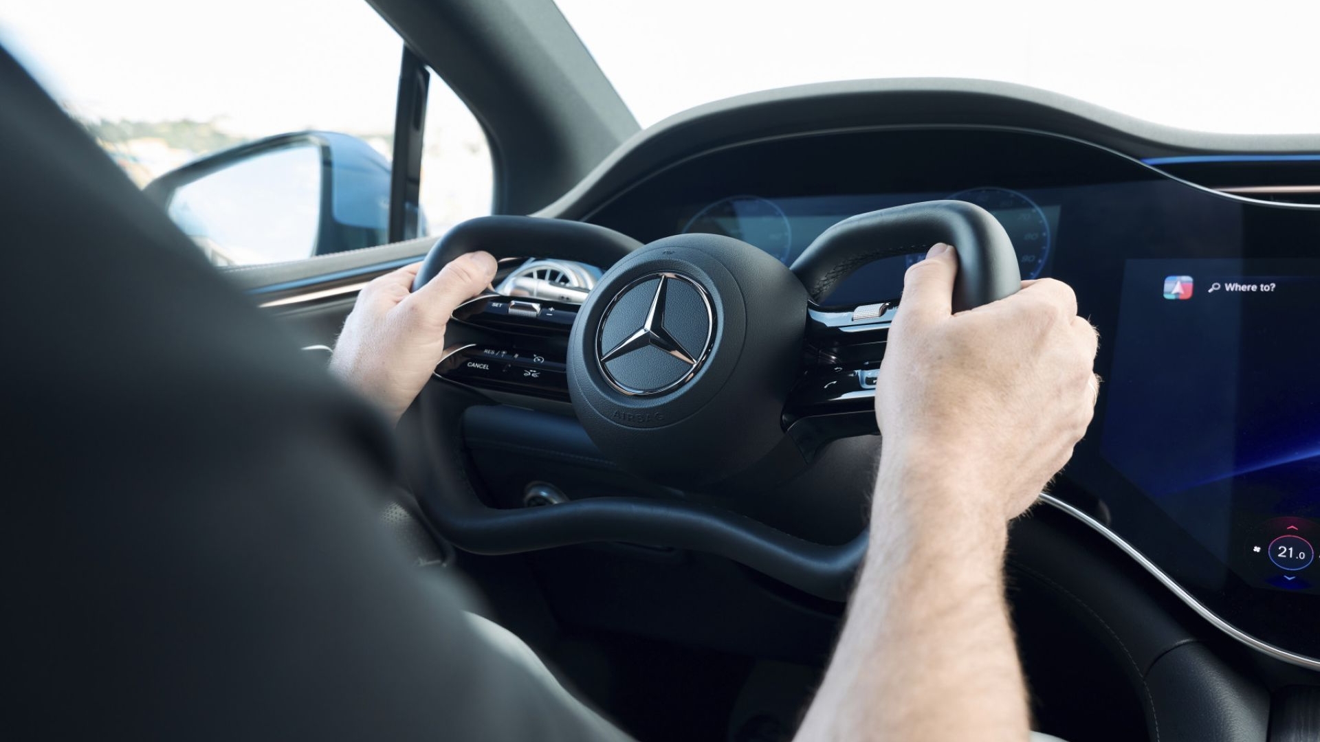 Mercedes-Benz EQS con Steer-by-Wire: la rivoluzione dello sterzo arriva sulla berlina elettrica