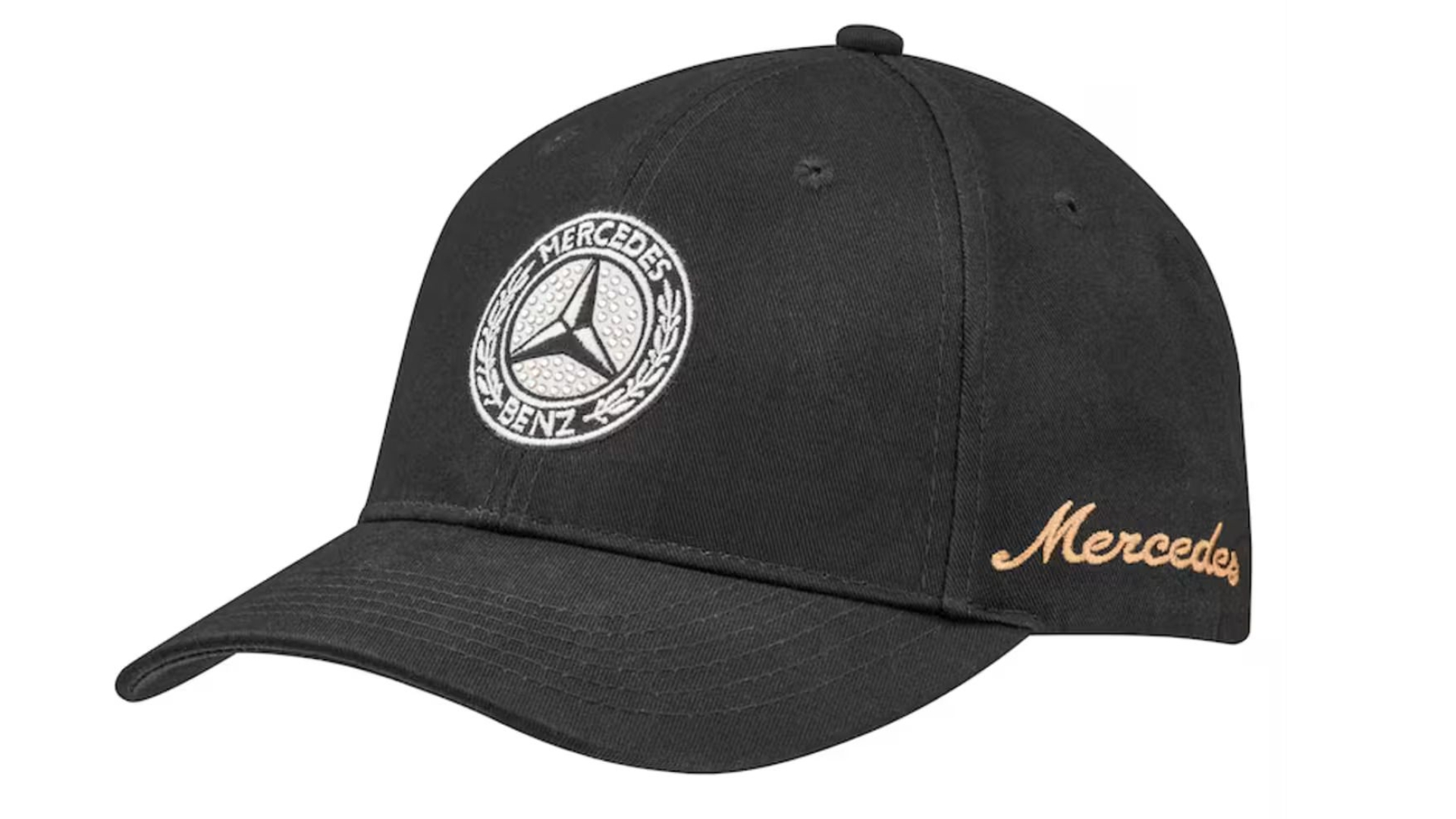 Berretto Mercedes-Benz scritta oro